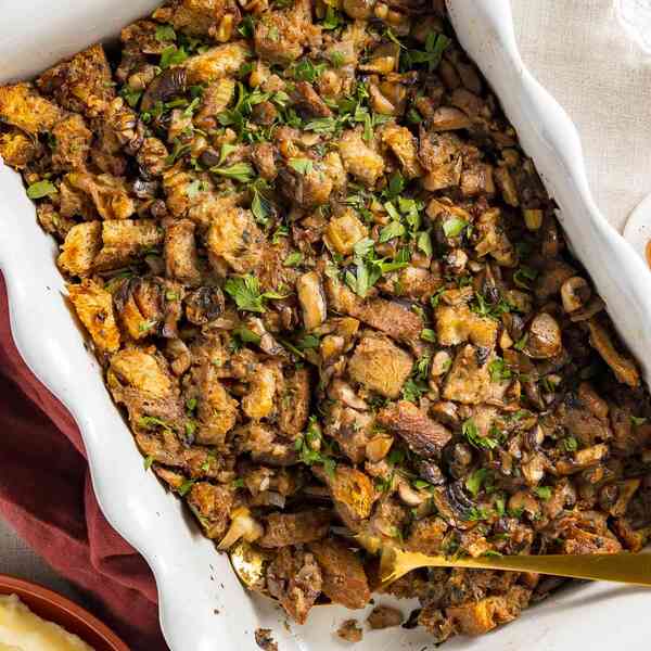 Vegan Mushroom Stuffing