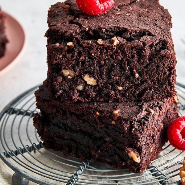 Vegan black bean brownies