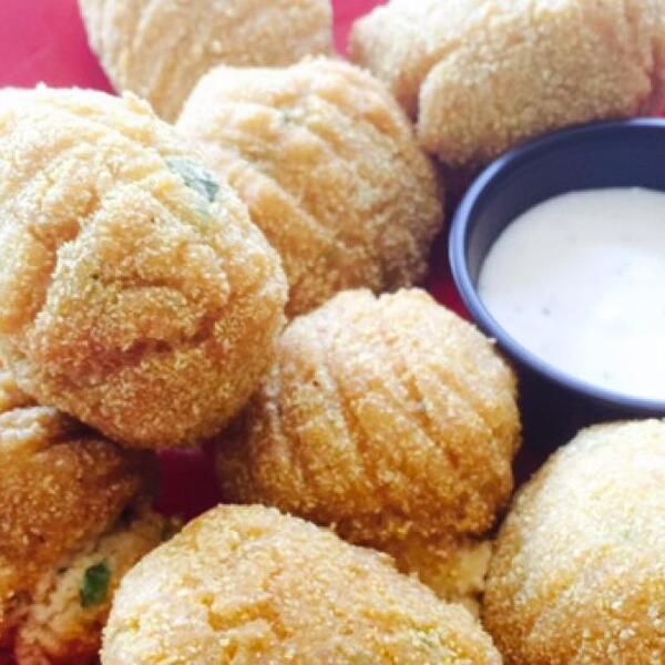 Gluten-Free Vegan Creole Jalapeno Hush Puppies