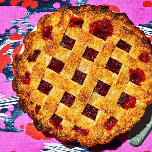 Sour Cherry and Black Pepper Pie