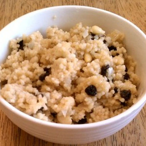 Couscous with Pine Nuts and Currants