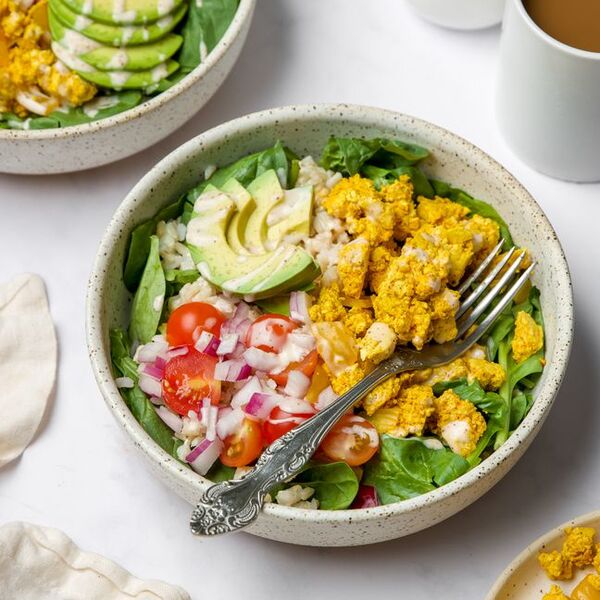 Vegan Tofu Scramble Burrito Bowl