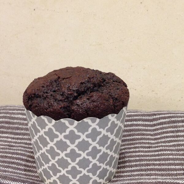 Vegan Chocolate Apple Muffins