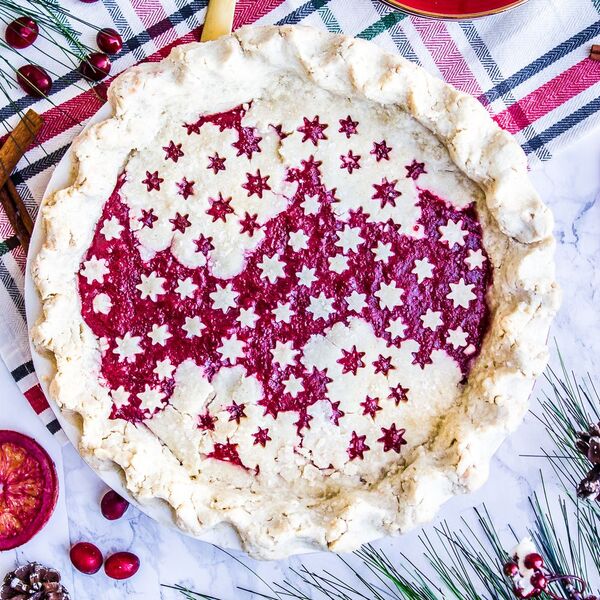 Holly Jolly Sangria Pie