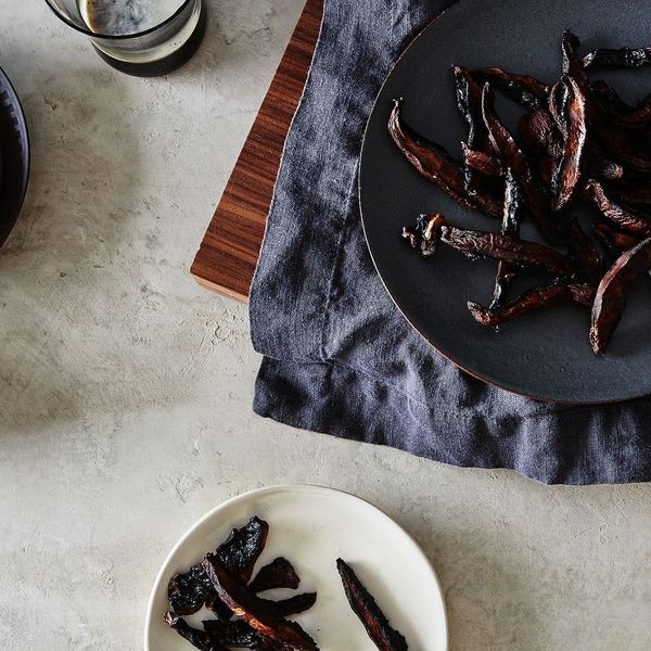 Vegan Mushroom “Jerky” (Slow-Roasted Mushroom Strips)