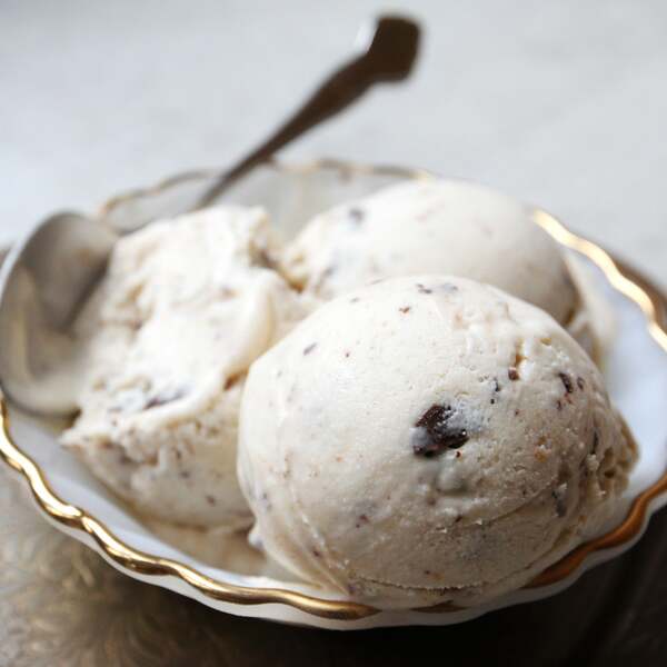 Vegan Peanut Butter and Chocolate Chip Ice Cream