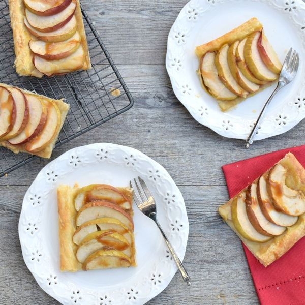 French Apple Tart (Tarte Fine aux Pommes) [vegan]
