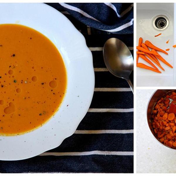 Vegan Carrot Ginger Coconut Soup