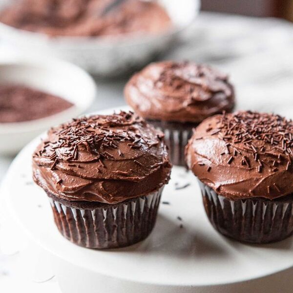 Gluten-Free Chocolate Banana Cupcakes