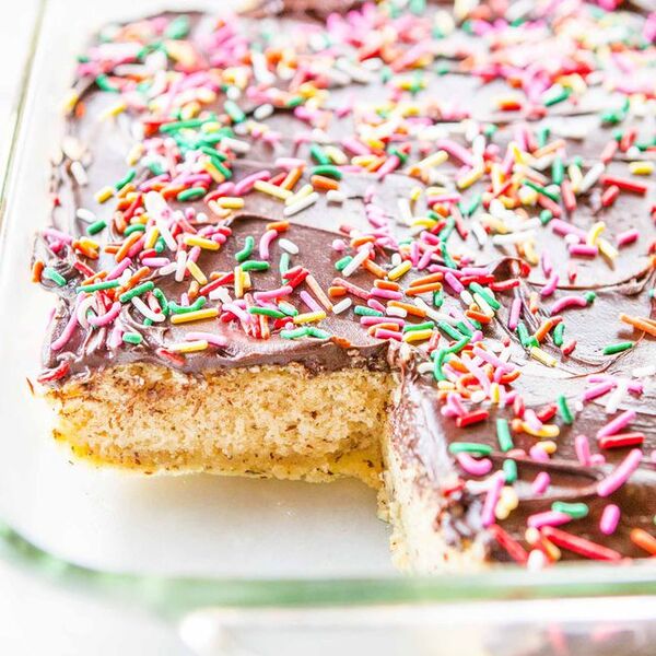 Gluten-Free Vanilla Birthday Cake