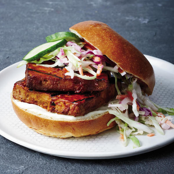 Barbecued Tofu Burger