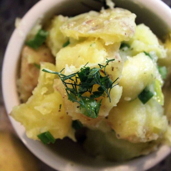 Salt and Vinegar Potato Salad {vegan}