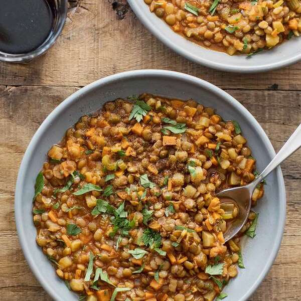 Smoky Vegan Lentil Stew