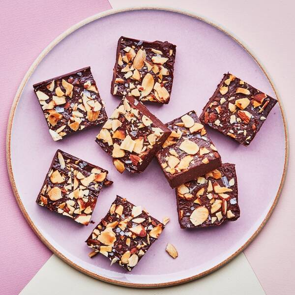 Chocolate-Almond Fridge Fudge