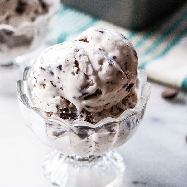 Vegan Mint Chocolate Chip Ice Cream