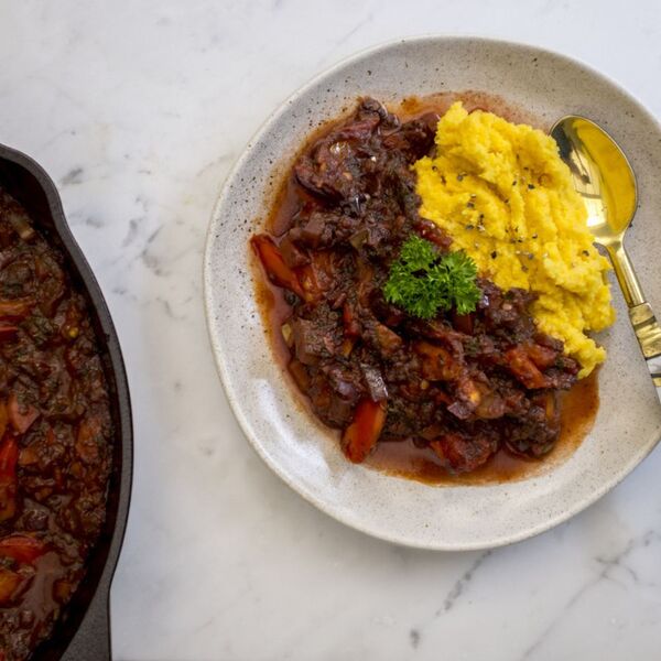 Hidden vegetable ragù {vegan, kid friendly}