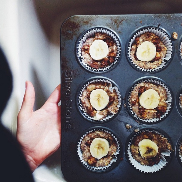 Vegan, Gluten-Free, Banana Nut Muffins!