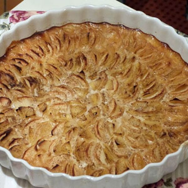 Vanilla Apple & Potato Tart