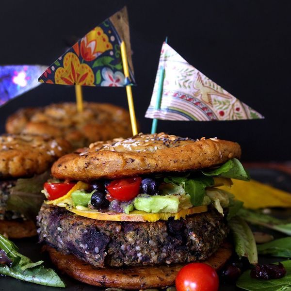 Blueberry Hemp Burgers