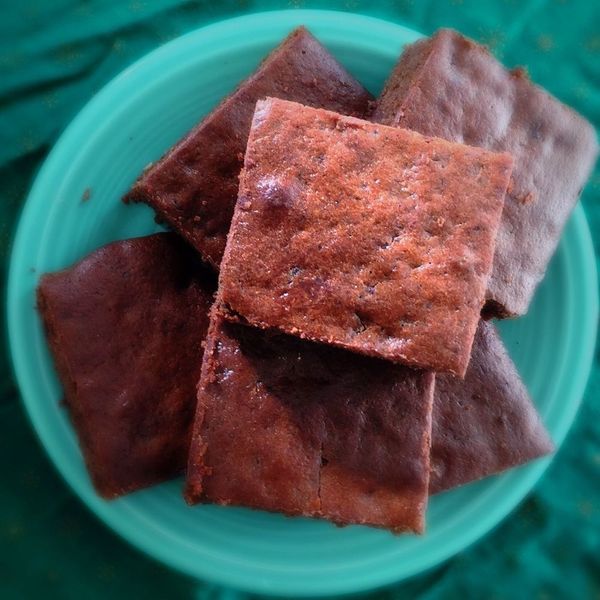 Guilt free double chocolate brownies