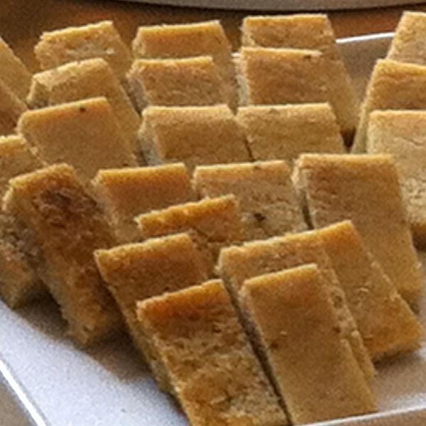 5-Minute Rosemary Sea Salt Farinata squares