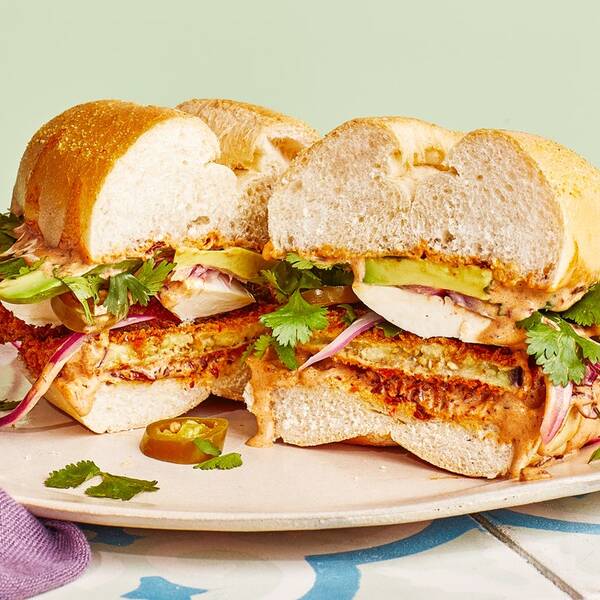 Eggplant Tortas Milanesa