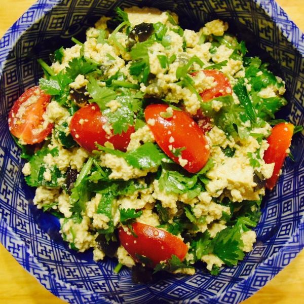 Japanese Tabbouleh with Cilantro & Tofu