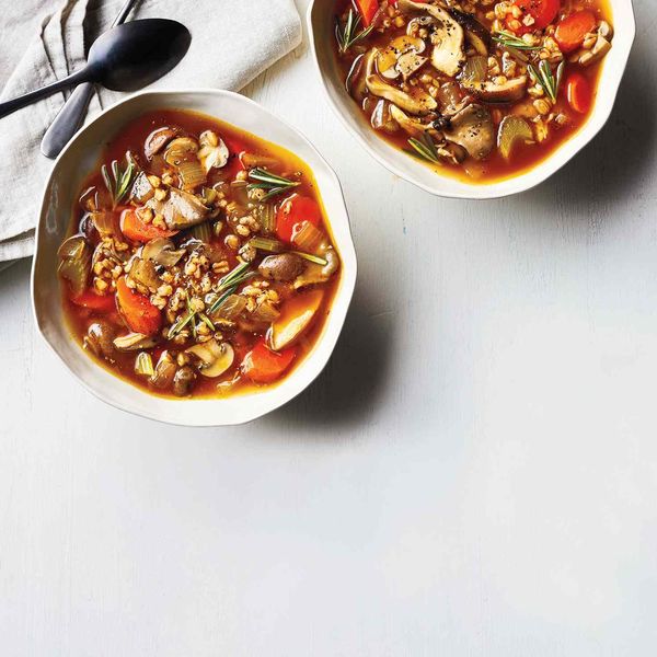 Mushroom and Farro Soup