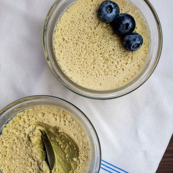 Creamy Matcha White Chocolate Pudding