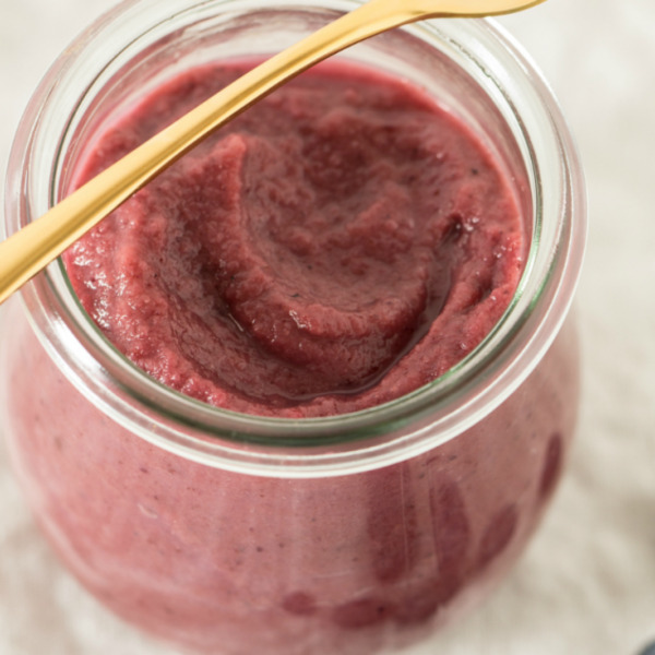 Blueberry Cinnamon Applesauce