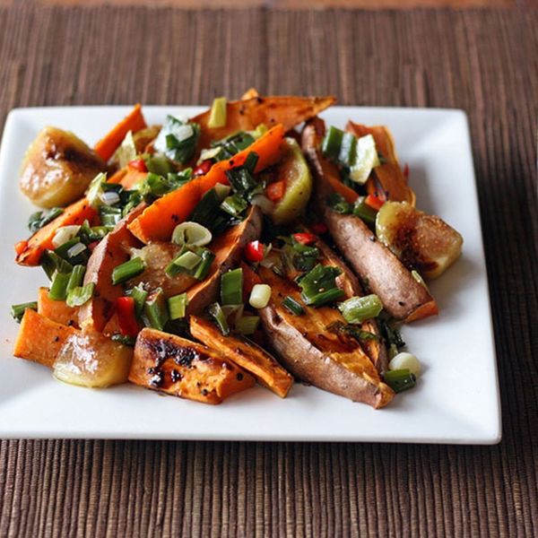 Roasted Sweet Potatoes & Figs with a Balsamic Glaze