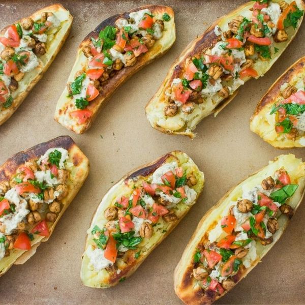 Stuffed Mediterranean Baked Potato