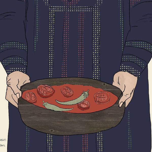 Easy Middle Eastern Fried Tomatoes: Jordanian Galayet Bandora