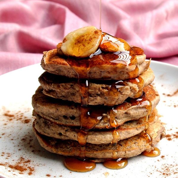 Banana Buckwheat Pancakes