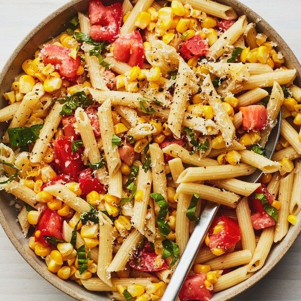 Pasta Salad With Corn and Tomatoes