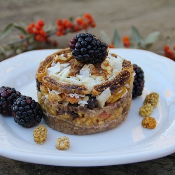 Raw Apple Strudel Dessert