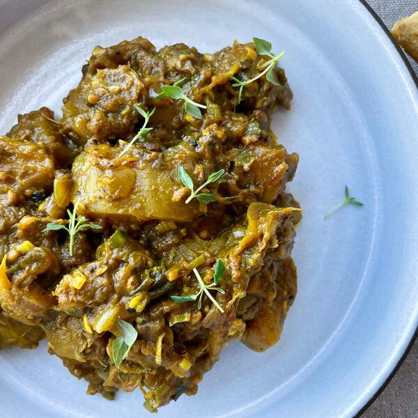 Curried Green Mangoes