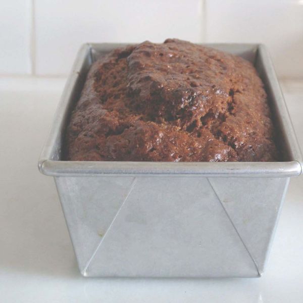 banana bread with coffee + coconut oil