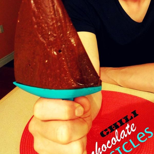 Chili Chocolate Fudgesicles or Milkshakes