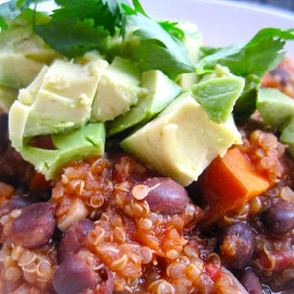 Quinoa & Sweet Potato Chili