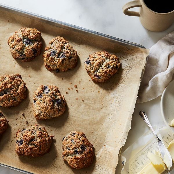 Blue Blueberry Drop Biscuits