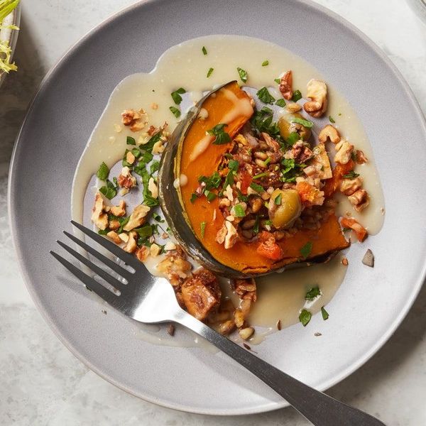 Stuffed Squash With Preserved-Lemon Gravy
