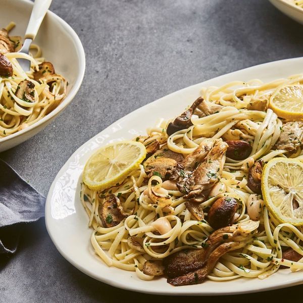 Shroom & White Bean Scampi