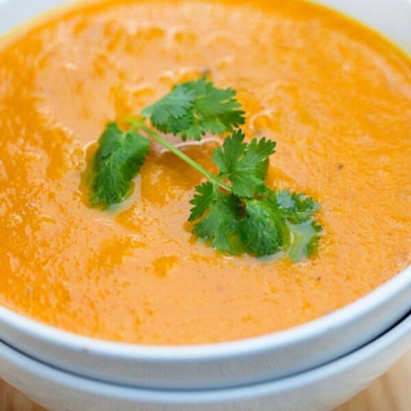 Carrot, Ginger, and Basil Soup Recipe