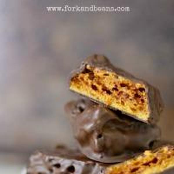 Homemade Vegan Honeycomb