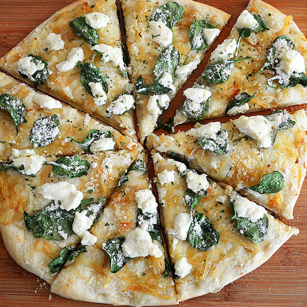 White Pizza {Vegan}