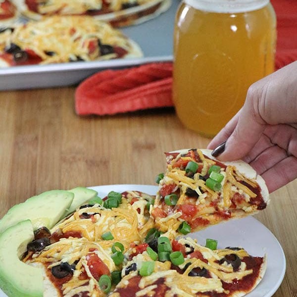 Vegan Mexican Pizza
