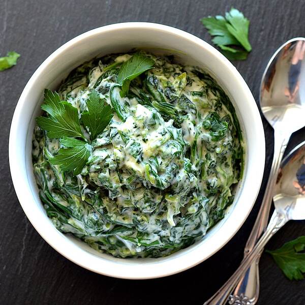 Vegan Creamed Spinach
