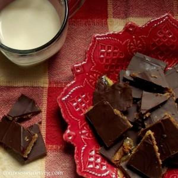 Vegan Pecan Crusted Toffee Bites