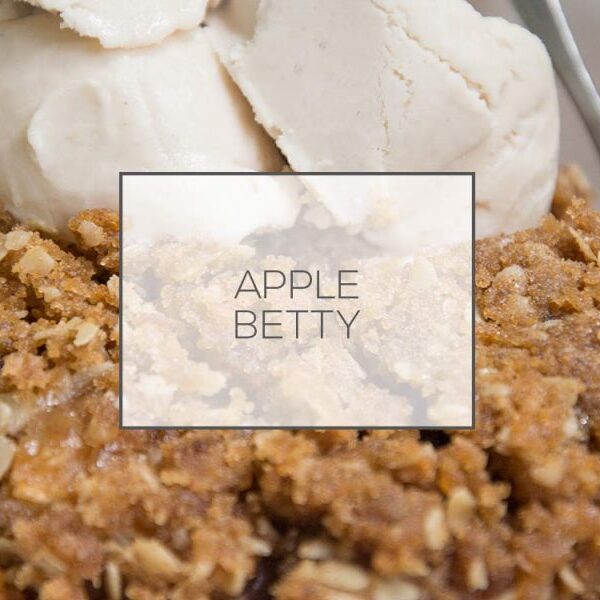 Vegan Apple Betty
